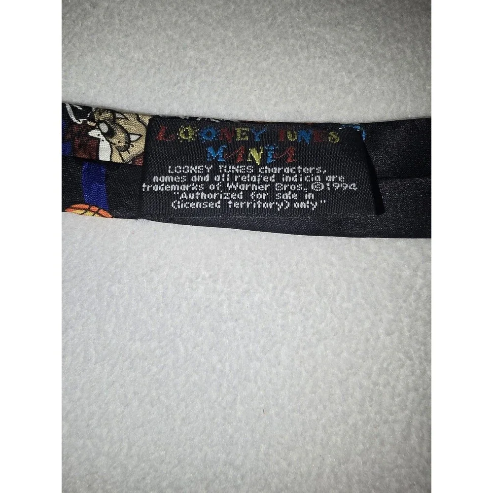 Vintage Looney Tunes Kids Tie Set – 1996 Taz Bugs Tweety Novelty Neckties – Made